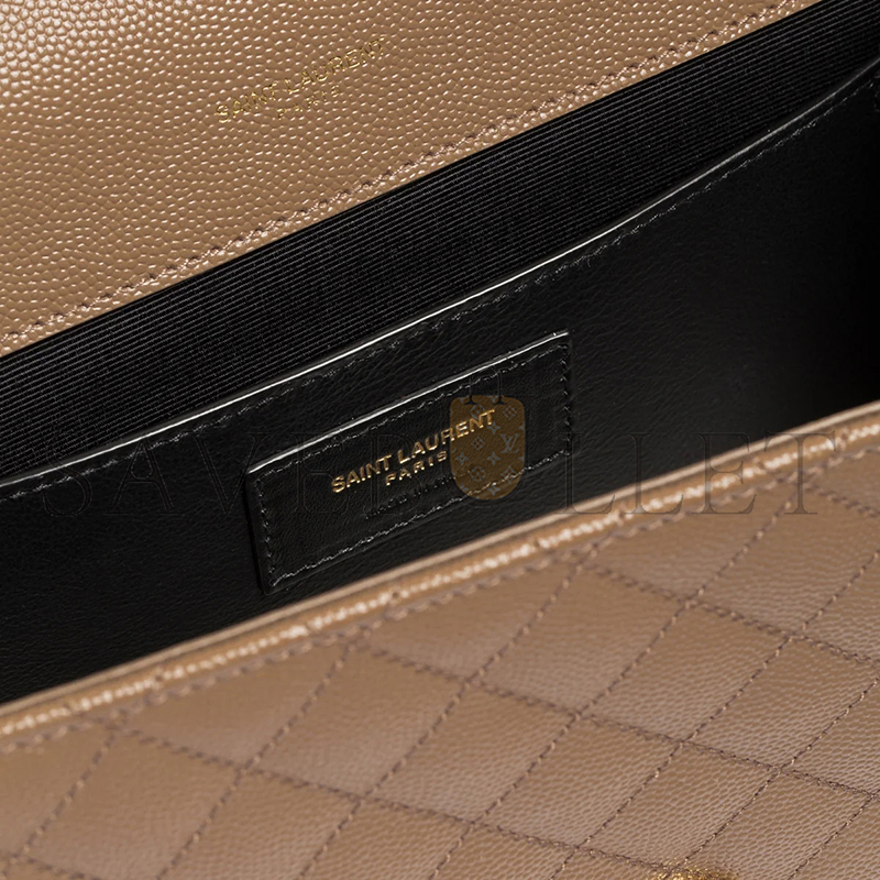 YSL ENVELOPE MEDIUM IN QUILTED GRAIN DE POUDRE EMBOSSED LEATHER 600185BOW912346 (24*17.5*6cm)