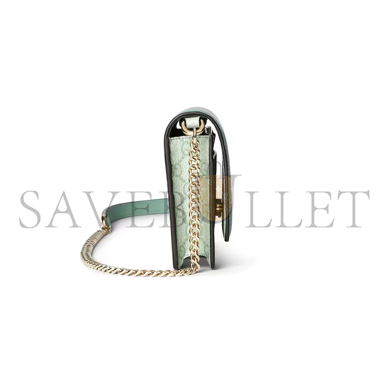 GUCCI GG EMBLEM WALLET ON CHAIN 826720 (20*13*4cm)