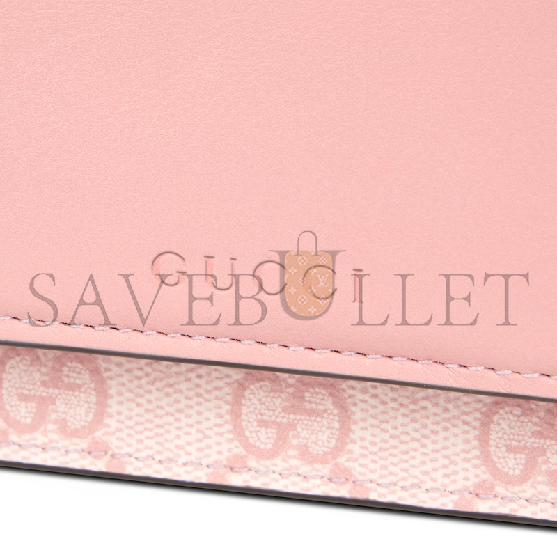 GUCCI GG EMBLEM WALLET ON CHAIN 826720 (20*13*4cm)