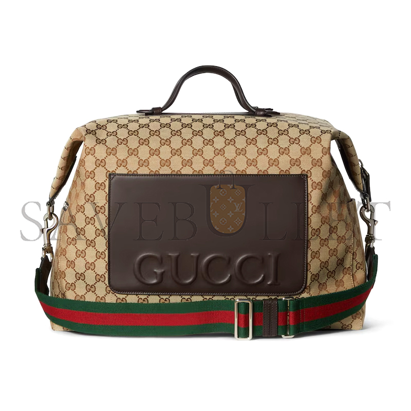 GUCCI GG CANVAS MEDIUM DUFFLE BAG 821668 (44*36*18cm) GUCCI GG CANVAS MEDIUM DUFFLE BAG 821668 (44*36*18cm)