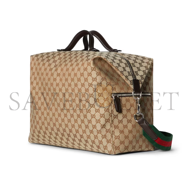 GUCCI GG CANVAS MEDIUM DUFFLE BAG 821668 (44*36*18cm) GUCCI GG CANVAS MEDIUM DUFFLE BAG 821668 (44*36*18cm)