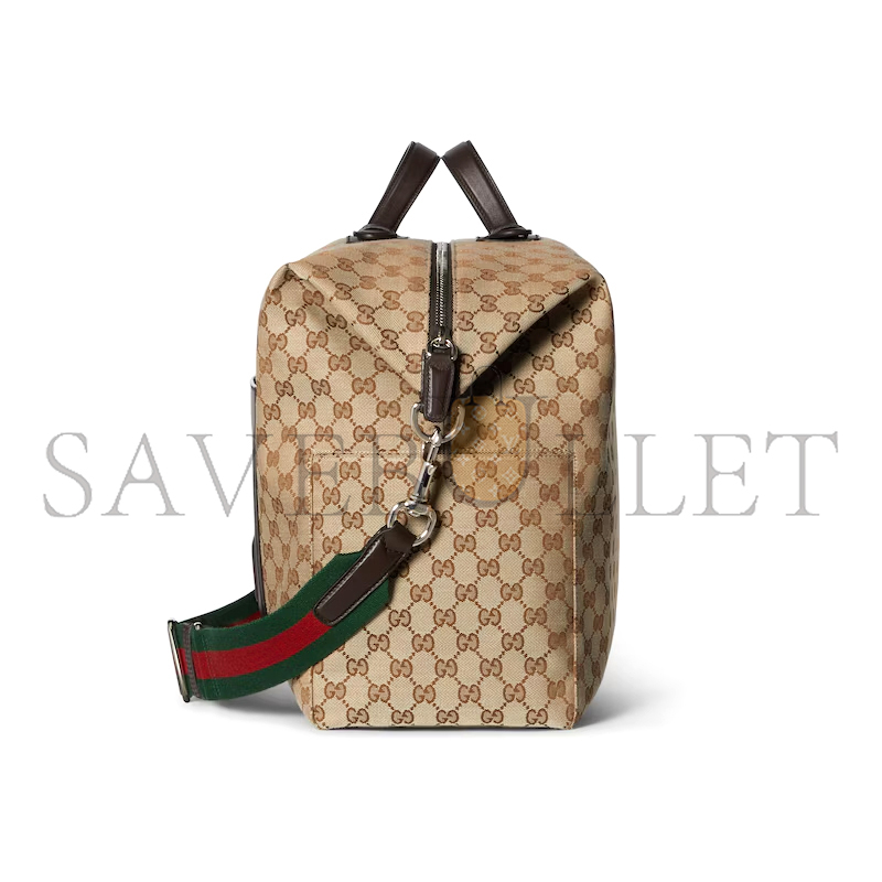 GUCCI GG CANVAS MEDIUM DUFFLE BAG 821668 (44*36*18cm) GUCCI GG CANVAS MEDIUM DUFFLE BAG 821668 (44*36*18cm)