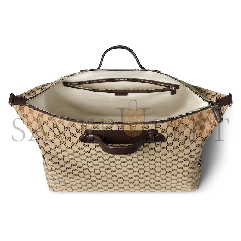 GUCCI GG CANVAS MEDIUM DUFFLE BAG 821668 (44*36*18cm) GUCCI GG CANVAS MEDIUM DUFFLE BAG 821668 (44*36*18cm)