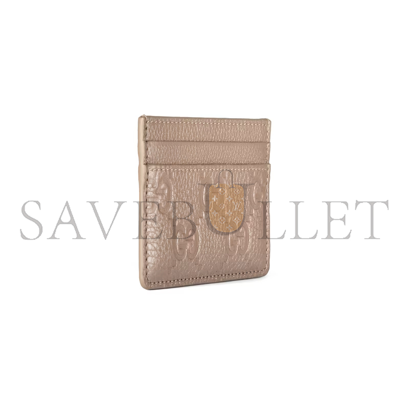 GUCCI GG EMBLEM CARD CASE 815883 (10*7cm) GUCCI GG EMBLEM CARD CASE 815883 (10*7cm)