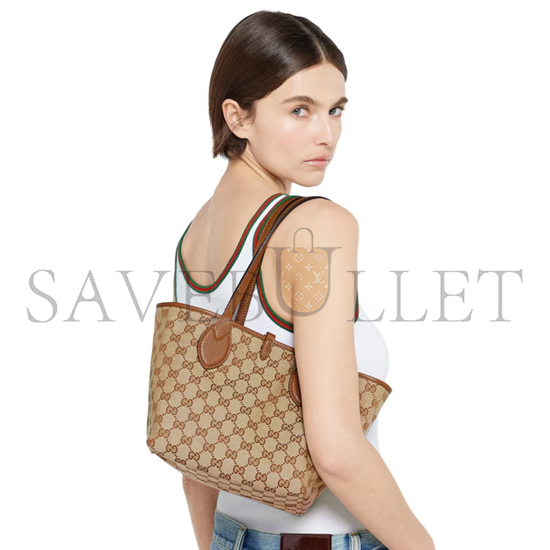GUCCI TOTISSIMA SMALL REVERSIBLE TOTE BAG 839124 (21*18.5*16cm)