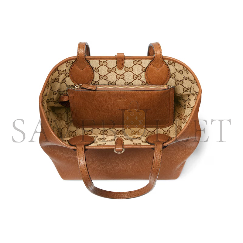 GUCCI TOTISSIMA SMALL REVERSIBLE TOTE BAG 839124 (21*18.5*16cm)