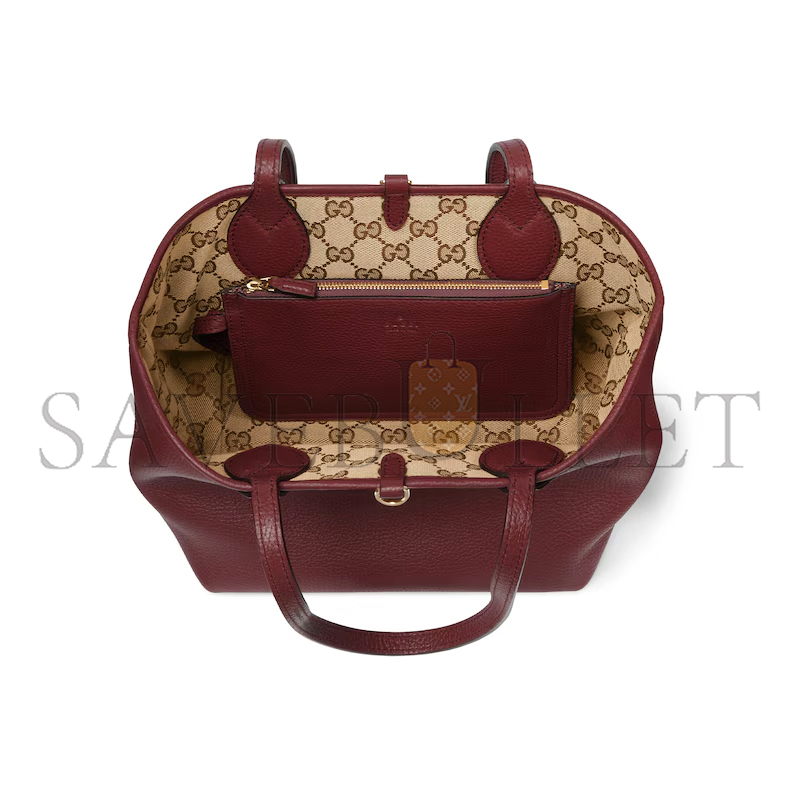 GUCCI TOTISSIMA SMALL REVERSIBLE TOTE BAG 839124 (21*18.5*16cm)