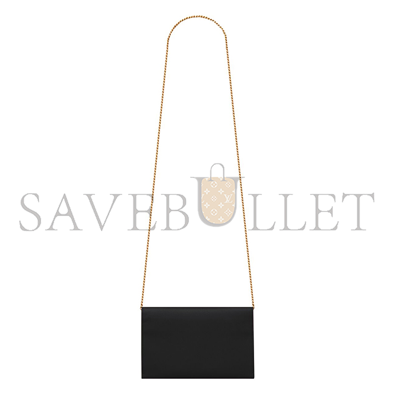 YSL UPTOWN CHAIN WALLET IN GRAIN DE POUDRE EMBOSSED LEATHER 6077881GF0J1000 (19*12*3cm) YSL UPTOWN CHAIN WALLET IN GRAIN DE POUDRE EMBOSSED LEATHER 6077881GF0J1000 (19*12*3cm)