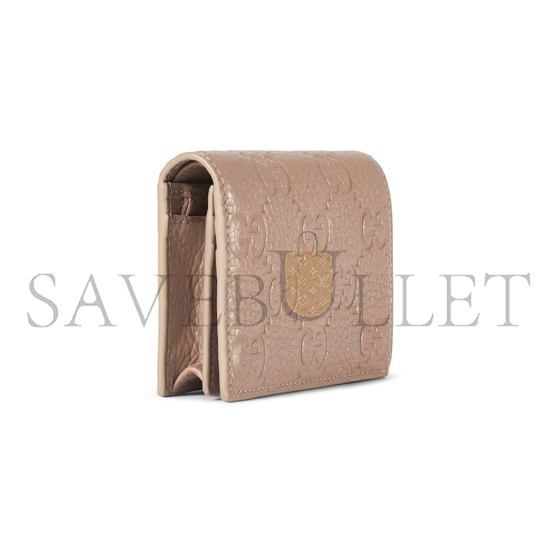 GUCCI GG EMBLEM MINI WALLET 815901 (11*9*3cm)
