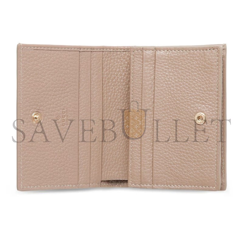 GUCCI GG EMBLEM MINI WALLET 815901 (11*9*3cm)