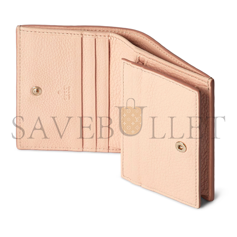 GUCCI GG EMBLEM MINI WALLET 815901 (11*9*3cm)