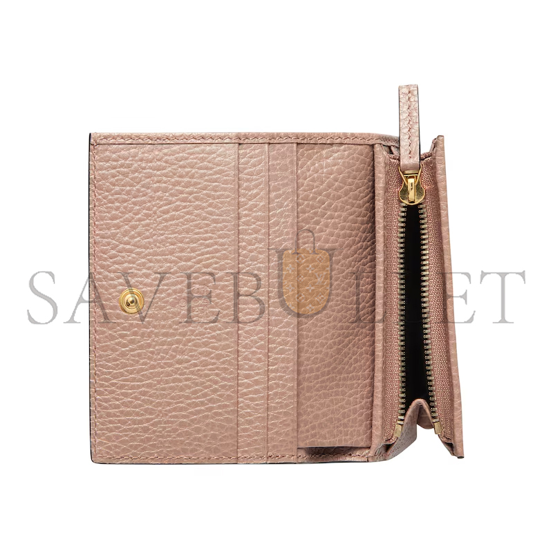 GUCCI GG MARMONT BI-COLOUR CARD CASE WALLET 658610 (11*8.5*3cm) GUCCI GG MARMONT BI-COLOUR CARD CASE WALLET 658610 (11*8.5*3cm)
