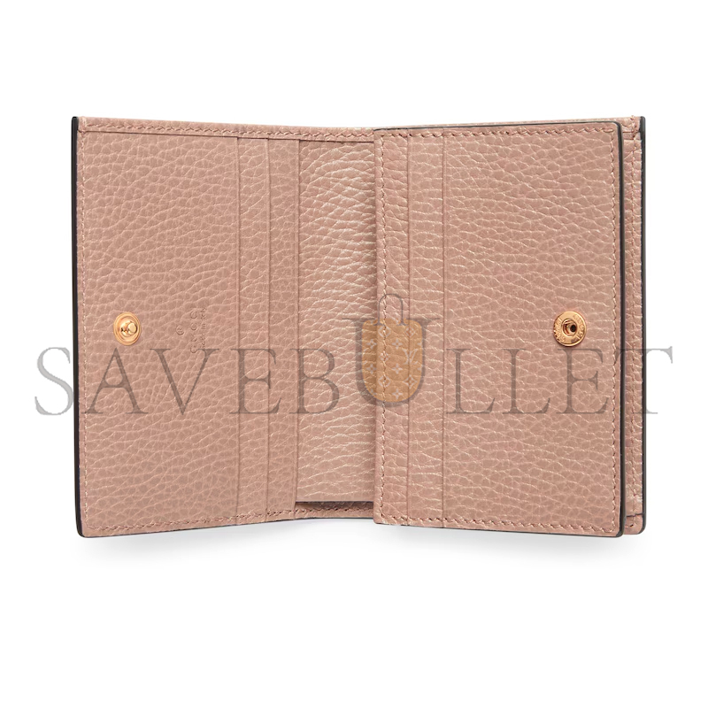 GUCCI GG MARMONT BI-COLOUR CARD CASE WALLET 658610 (11*8.5*3cm) GUCCI GG MARMONT BI-COLOUR CARD CASE WALLET 658610 (11*8.5*3cm)