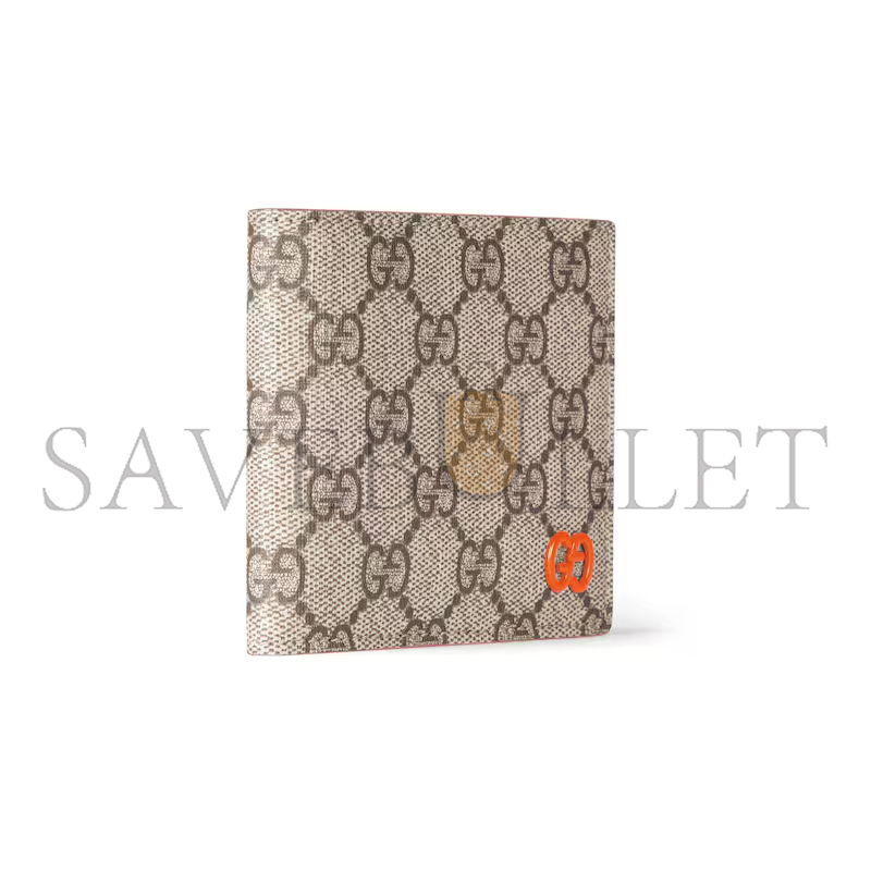 GUCCI ORANGE INTERIOR GG BI-FOLD WALLET 768243 (21*9cm) GUCCI ORANGE INTERIOR GG BI-FOLD WALLET 768243 (21*9cm)