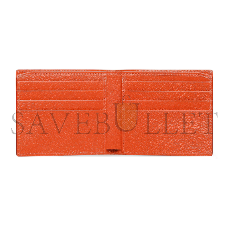 GUCCI ORANGE INTERIOR GG BI-FOLD WALLET 768243 (21*9cm) GUCCI ORANGE INTERIOR GG BI-FOLD WALLET 768243 (21*9cm)