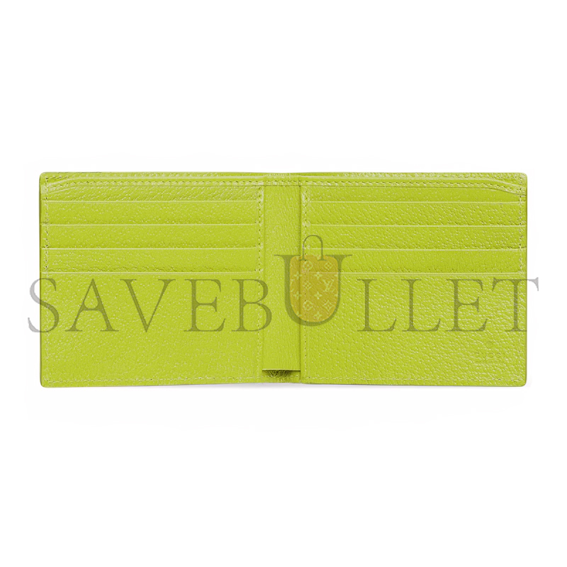 GUCCI ACID GREEN INTERIOR GG BI-FOLD WALLET 768243 (21*9cm) GUCCI ACID GREEN INTERIOR GG BI-FOLD WALLET 768243 (21*9cm)