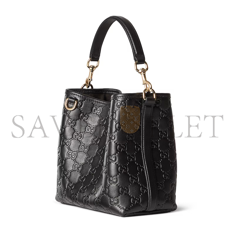 GUCCI GG EMBLEM SMALL BUCKET BAG 815118 (19*18*11cm) GUCCI GG EMBLEM SMALL BUCKET BAG 815118 (19*18*11cm)