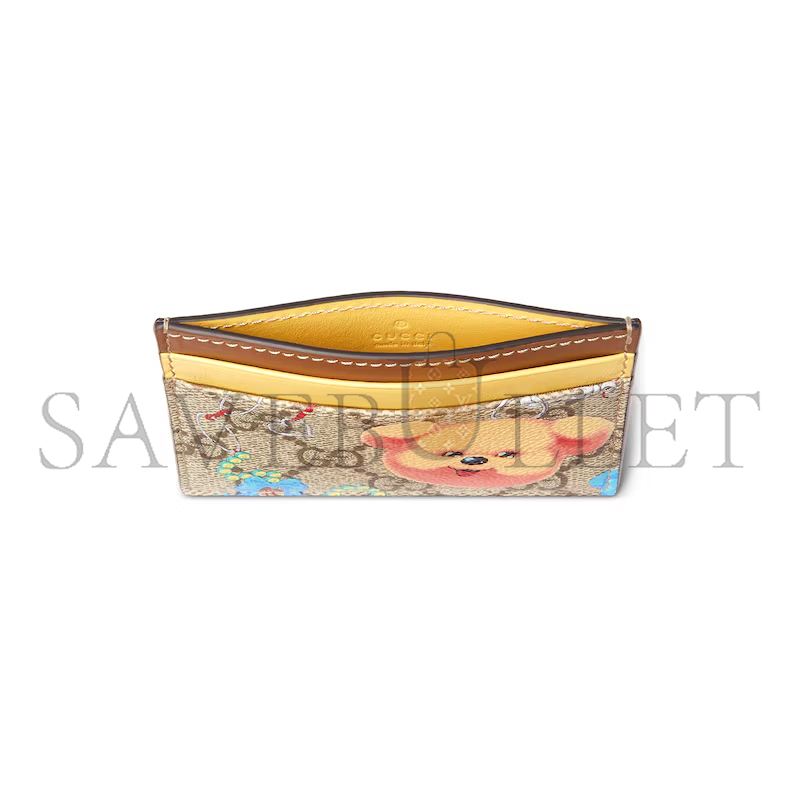 GUCCI CARD CASE WITH MOTIF 838900 (10*7cm) GUCCI CARD CASE WITH MOTIF 838900 (10*7cm)