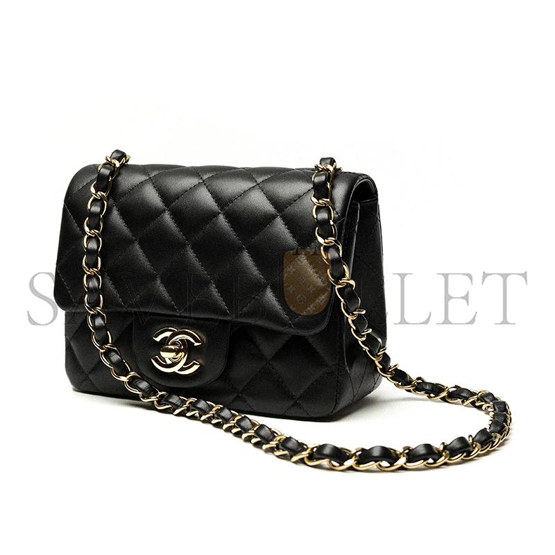 CHANEL MINI FLAP BAG HANDBAG A35200 Y04059 94305 (17*13.5*8cm)