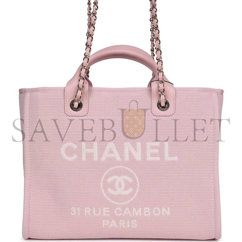 CHANEL SMALL DEAUVILLE SHOPPING TOTE 1200142 (34*27*15cm)