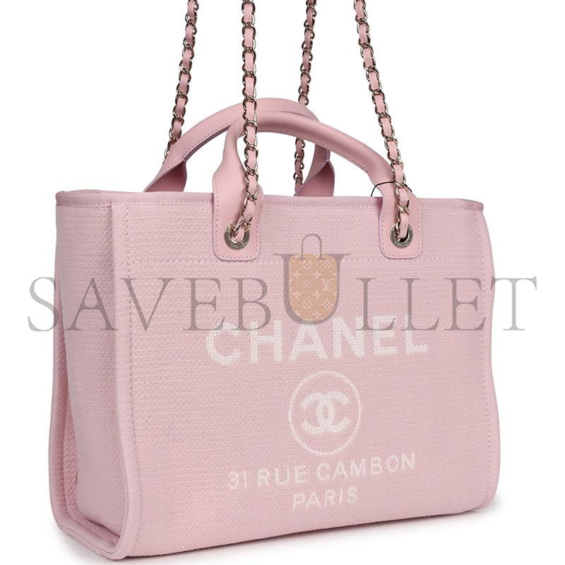 CHANEL SMALL DEAUVILLE SHOPPING TOTE 1200142 (34*27*15cm)