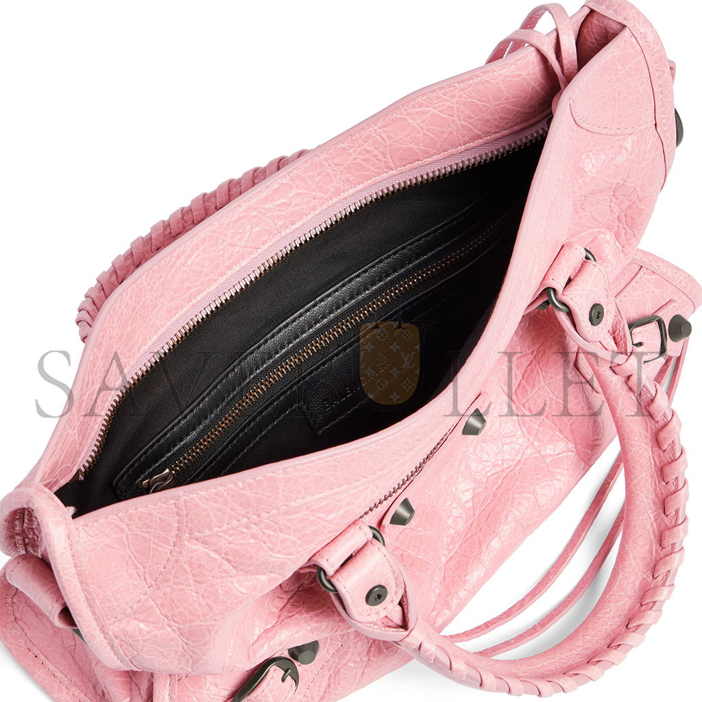 BALENCIAGA WOMEN'S LE CITY BAG SMALL IN VINTAGE PINK 8114422ABEK5826 (29.9*19.1*9.9cm)