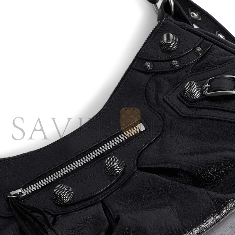 BALENCIAGA WOMEN'S LE CAGOLE SHOULDER BAG SMALL IN BLACK 6713071VG9Y1000 (33*16*8.4cm) BALENCIAGA WOMEN'S LE CAGOLE SHOULDER BAG SMALL IN BLACK 6713071VG9Y1000 (33*16*8.4cm)