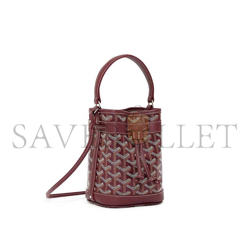 GOYARD PETIT FLOT MINI BUCKET BAG PEFLOTMINTY33CL33P (17.5*12*10cm)