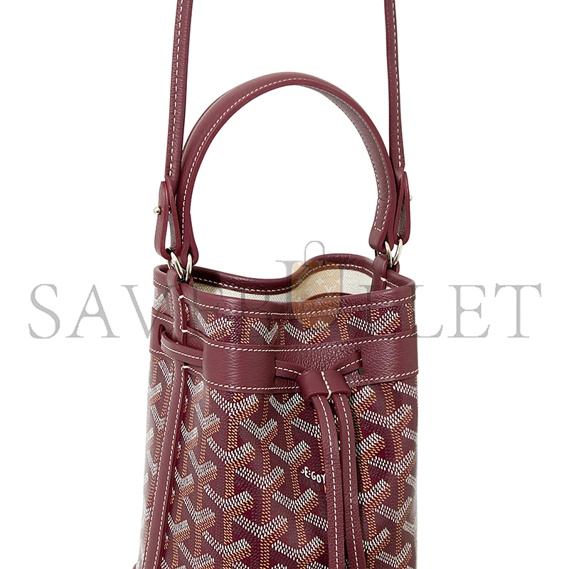 GOYARD PETIT FLOT MINI BUCKET BAG PEFLOTMINTY33CL33P (17.5*12*10cm) GOYARD PETIT FLOT MINI BUCKET BAG PEFLOTMINTY33CL33P (17.5*12*10cm)