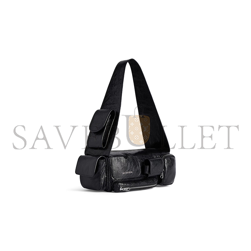 BALENCIAGA SUPERBUSY SLING BAG XS IN BLACK 762516210C81000 (32*12*10cm) BALENCIAGA SUPERBUSY SLING BAG XS IN BLACK 762516210C81000 (32*12*10cm)