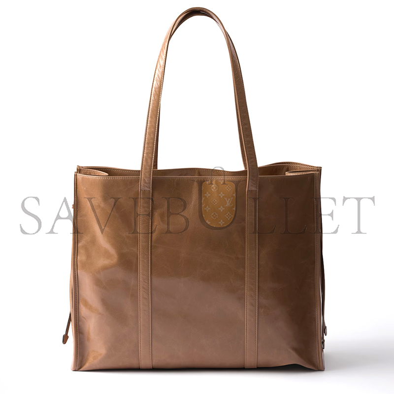 PRADA LARGE LEATHER TOTE BAG 1BG460 (39*31*10cm) PRADA LARGE LEATHER TOTE BAG 1BG460 (39*31*10cm)