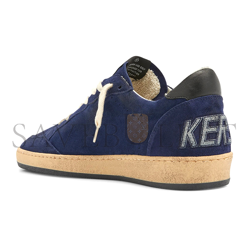 GOLDEN GOOSE MEN'S BALL STAR SUEDE LOW-TOP SNEAKERS 365063