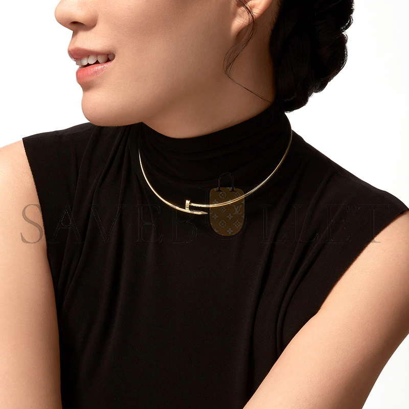 CARTIER JUSTE UN CLOU TORQUE NECKLACE, SMALL MODEL B7224799 CARTIER JUSTE UN CLOU TORQUE NECKLACE, SMALL MODEL B7224799