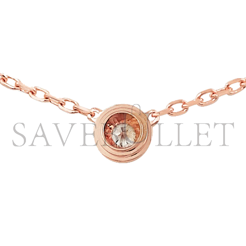 CARTIER D'AMOUR NECKLACE XS ROSE GOLD, DIAMOND B7224516 CARTIER D'AMOUR NECKLACE XS ROSE GOLD, DIAMOND B7224516