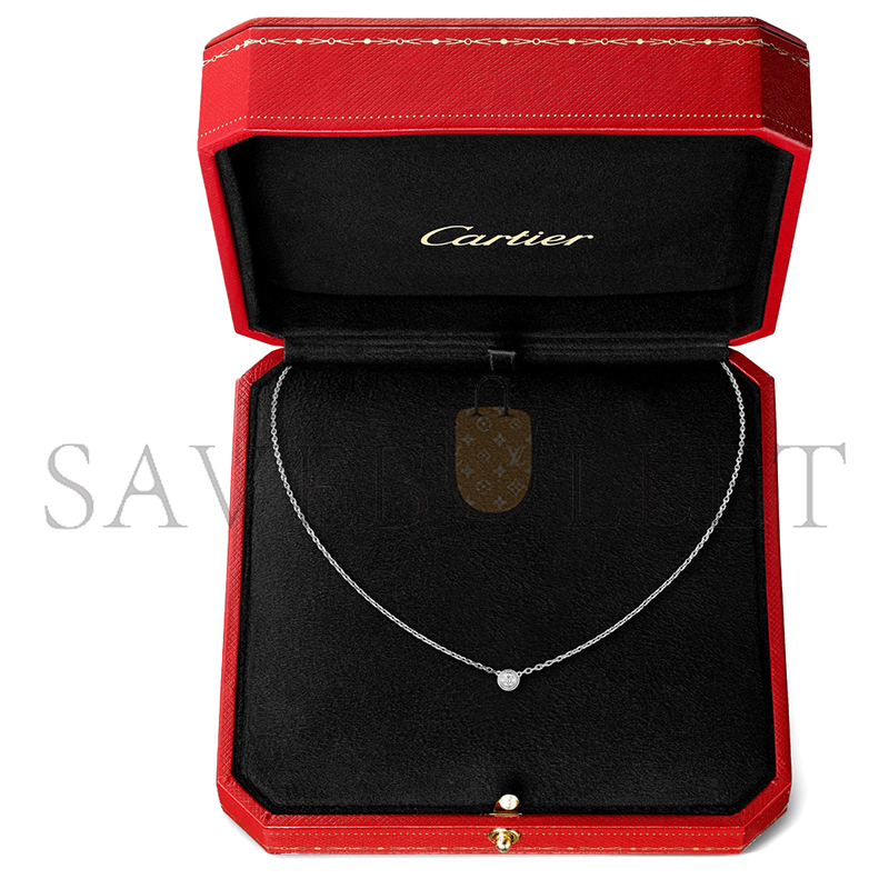 CARTIER D'AMOUR NECKLACE XS WHITE GOLD, DIAMOND B7224515 CARTIER D'AMOUR NECKLACE XS WHITE GOLD, DIAMOND B7224515
