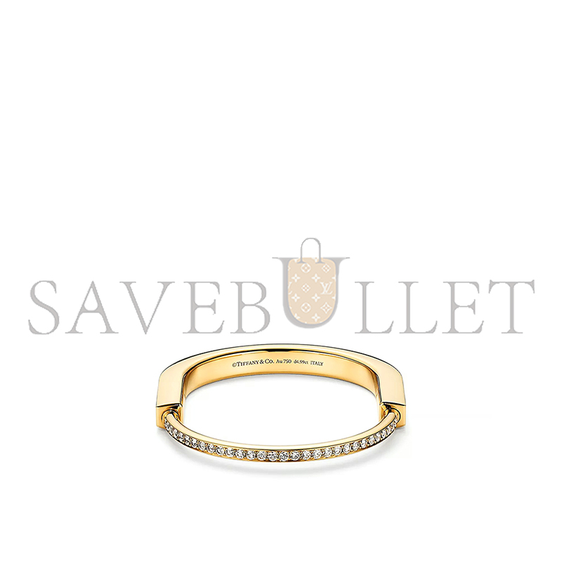 TIFFANY BRACELET WHITE GOLD, FULLY PAVÉ DIAMONDS GRP12237