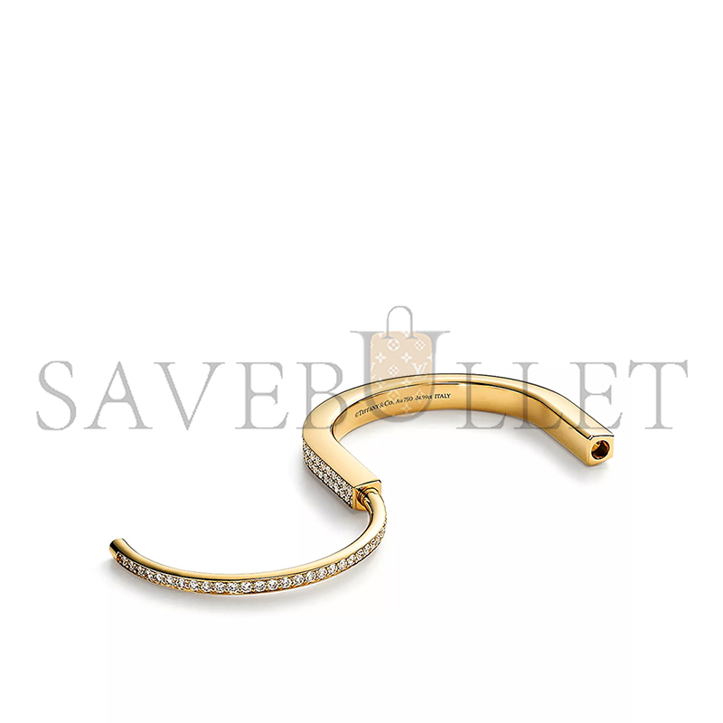 TIFFANY BRACELET WHITE GOLD, FULLY PAVÉ DIAMONDS GRP12237