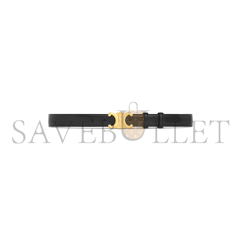 CELINE MEDIUM 25MM TRIOMPHE BELT IN TAURILLON LEATHER 45AK93A01.38NO CELINE MEDIUM 25MM TRIOMPHE BELT IN TAURILLON LEATHER 45AK93A01.38NO