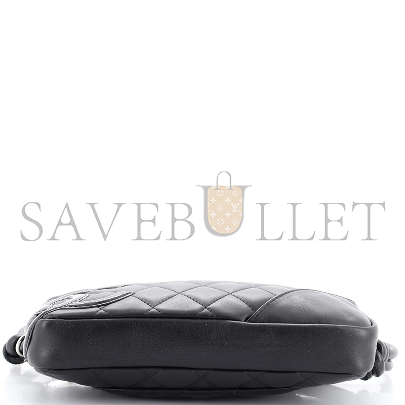 CHANEL CAMBON POCHETTE QUILTED LEATHER 11893953 (20*12*3cm)