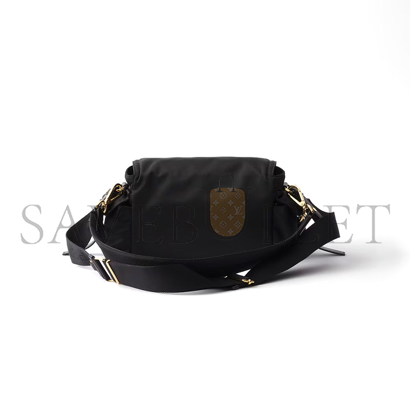PRADA EXPLORE MEDIUM RE-NYLON SHOULDER BAG WITH FLAP 1BD394 (30*14*10cm) PRADA EXPLORE MEDIUM RE-NYLON SHOULDER BAG WITH FLAP 1BD394 (30*14*10cm)