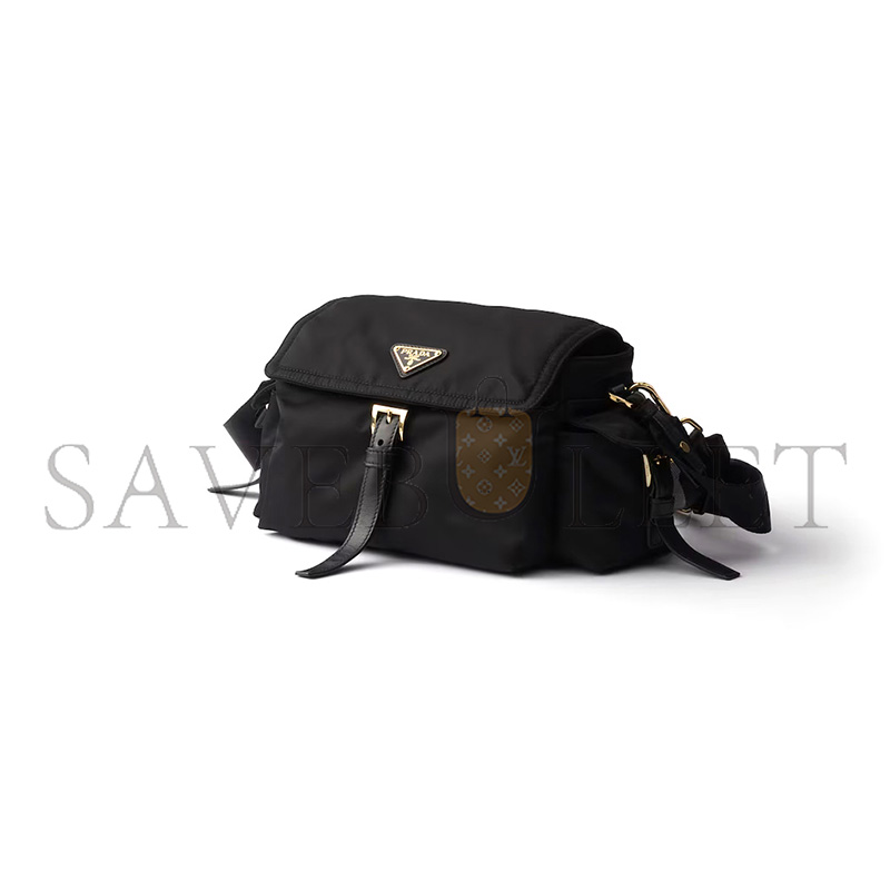 PRADA EXPLORE MEDIUM RE-NYLON SHOULDER BAG WITH FLAP 1BD394 (30*14*10cm) PRADA EXPLORE MEDIUM RE-NYLON SHOULDER BAG WITH FLAP 1BD394 (30*14*10cm)
