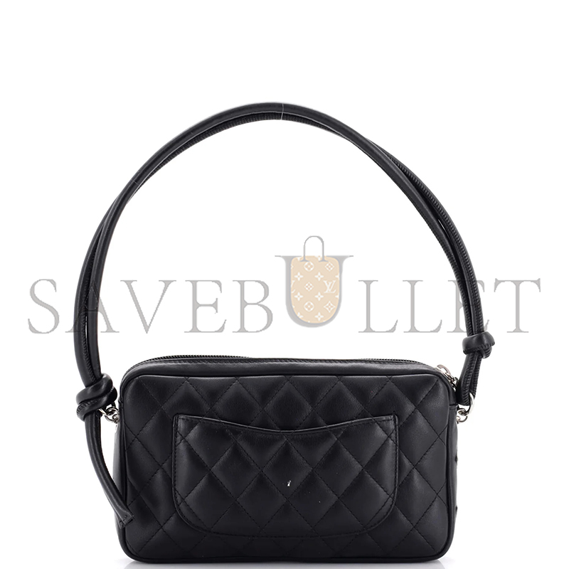 CHANEL CAMBON POCHETTE QUILTED LEATHER 289558 (20*12*3cm)