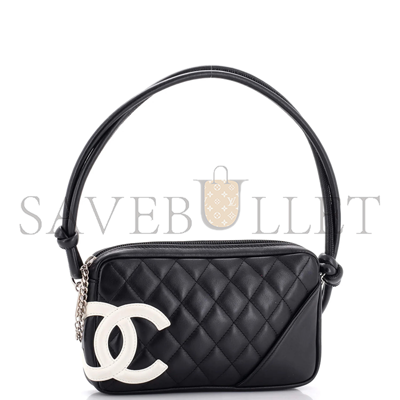 CHANEL CAMBON POCHETTE QUILTED LEATHER 289558 (20*12*3cm)
