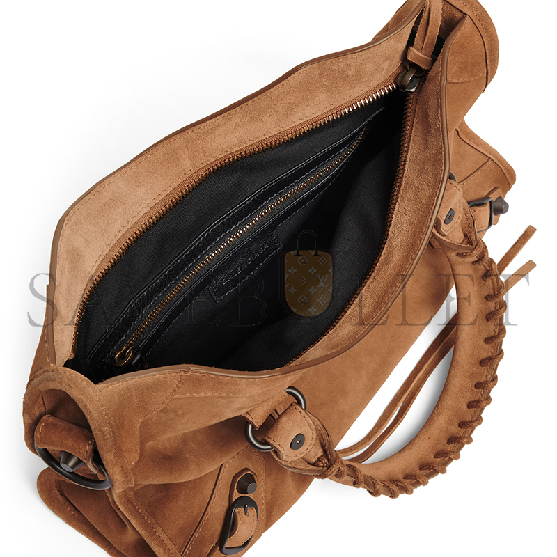 BALENCIAGA WOMEN'S LE CITY BAG SMALL IN CAMEL 8114422AB2A2533 (30*19*10cm) BALENCIAGA WOMEN'S LE CITY BAG SMALL IN CAMEL 8114422AB2A2533 (30*19*10cm)