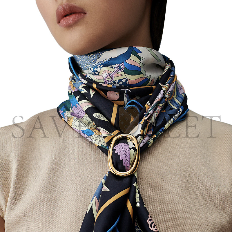 HERMÈS CHAINE D'ANCRE SCARF 90 RING H601372SV00