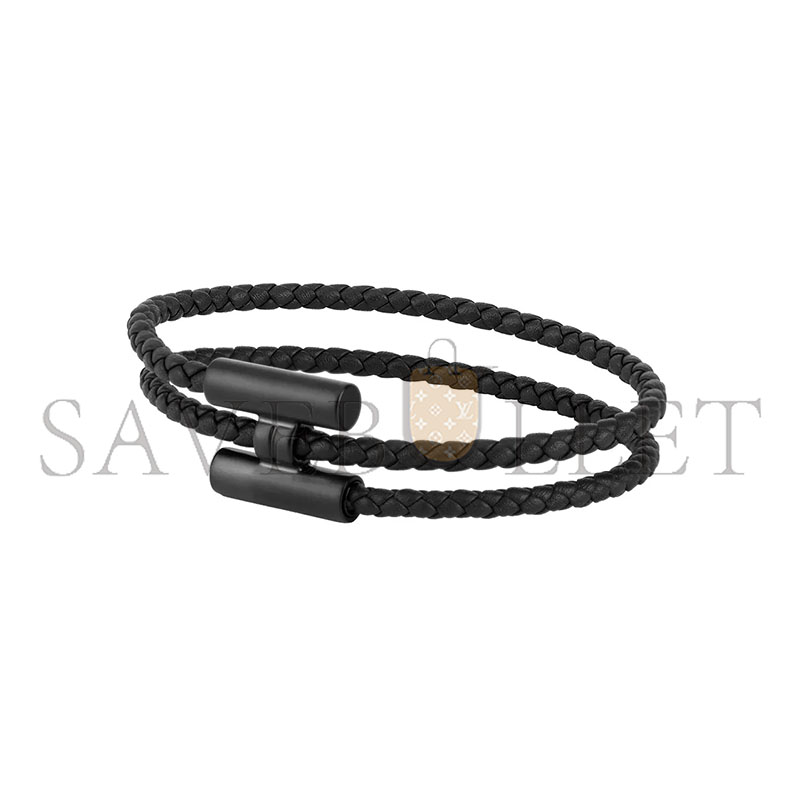 HERMES TOURNIS TRESSÉ BRACELET H077300FI89