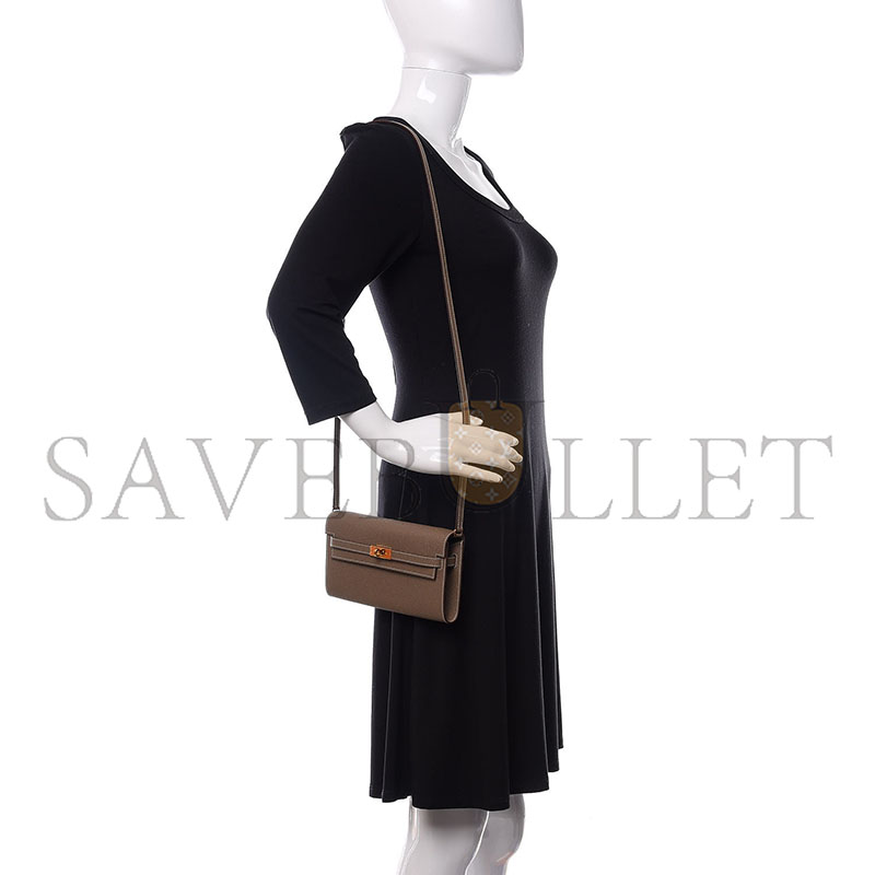 HERMES MASTER KELLY CLASSIQUE TO GO WALLET H080253CC72 (19.7*11.5*1.5cm)