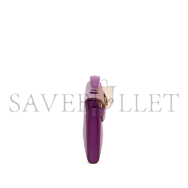 HERMES ANEMONE EPSOM KELLY CUT PALLADIUM HARDWARE 436573 (31*13*2.5cm)