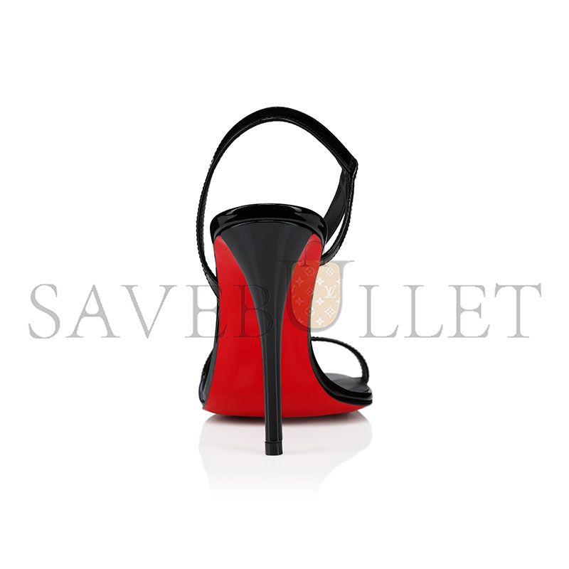 CHRISTIAN LOUBOUTIN ROSA Z100 MM SANDALS - PATENT CALF LEATHER - BLACK - WOMEN 3250183B439 CHRISTIAN LOUBOUTIN ROSA Z100 MM SANDALS - PATENT CALF LEATHER - BLACK - WOMEN 3250183B439