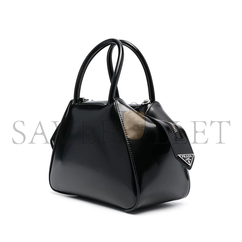 PRADA SUPERNOVA BRUSHED LEATHER TOTE BAG 1BA366 (21*14*11cm)